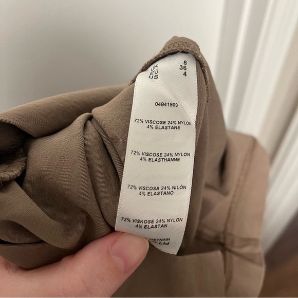 ASOS Women's Versatile High Waist Soft Knit Bodycon Pencil Knee Midi Skirt 4 - Picture 5 of 5